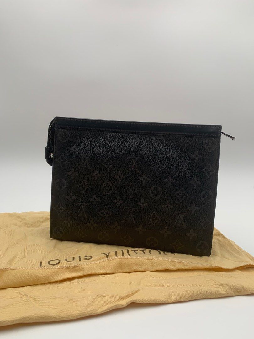 LV Louis Vuitton Pochette Voyage MM / Clutch Bag Men, Luxury, Bags &  Wallets on Carousell