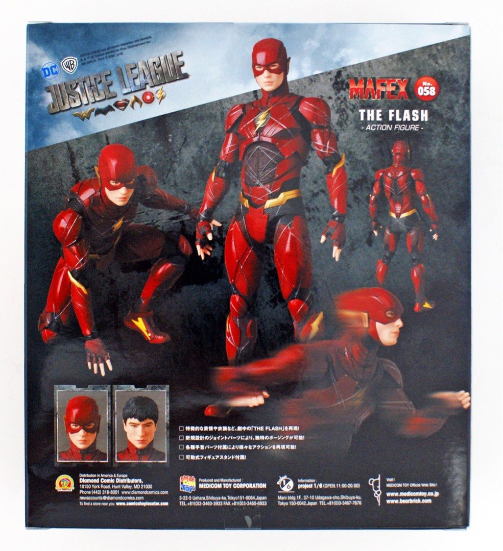 MAFEX No.058 DC Justice League The Flash Action Figure 正義聯盟