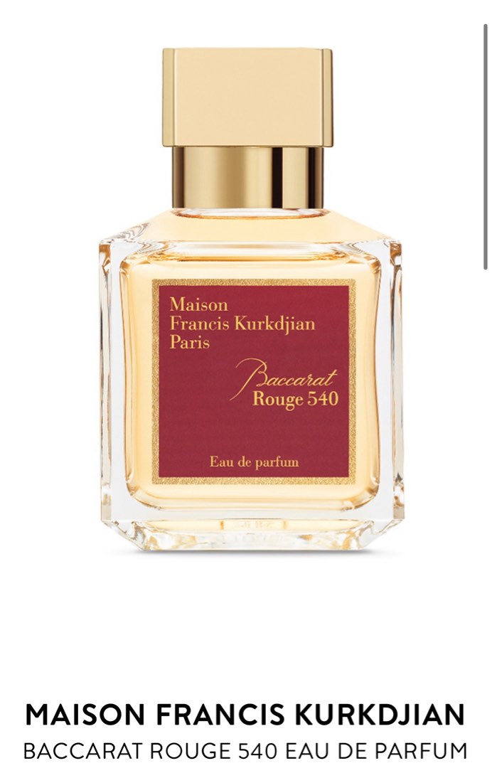 Maison Francis Kurkdjian Baccarat Rouge 540 EDP Decant/分裝, 美容