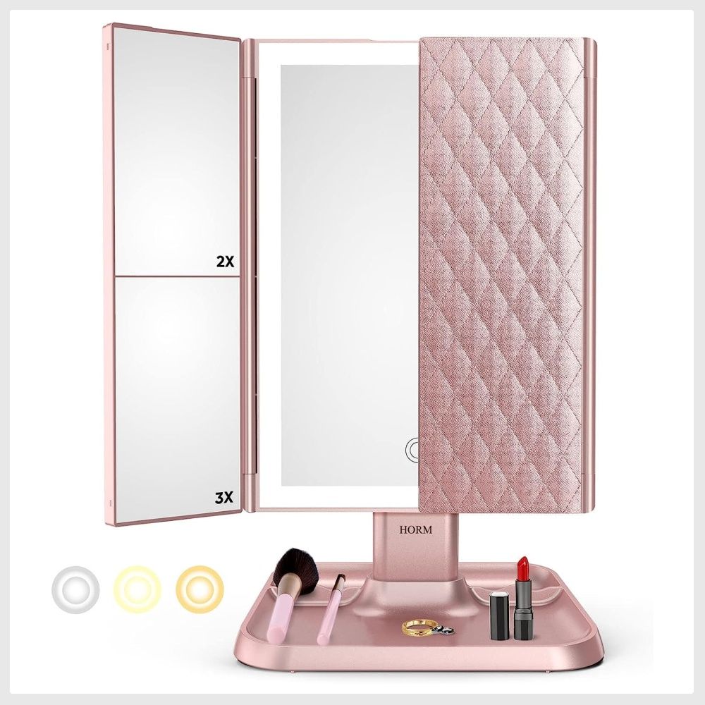 Portable light up vanity mirror on sale