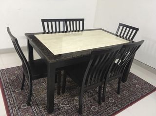 Marble dinning set
