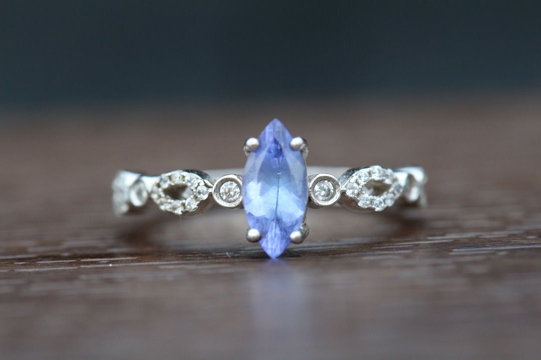 Marquise discount tanzanite ring