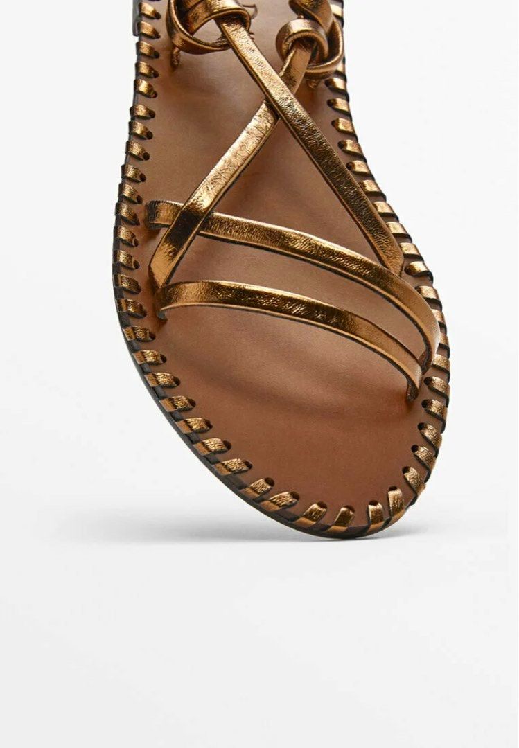 Massimo dutti flat sandals top