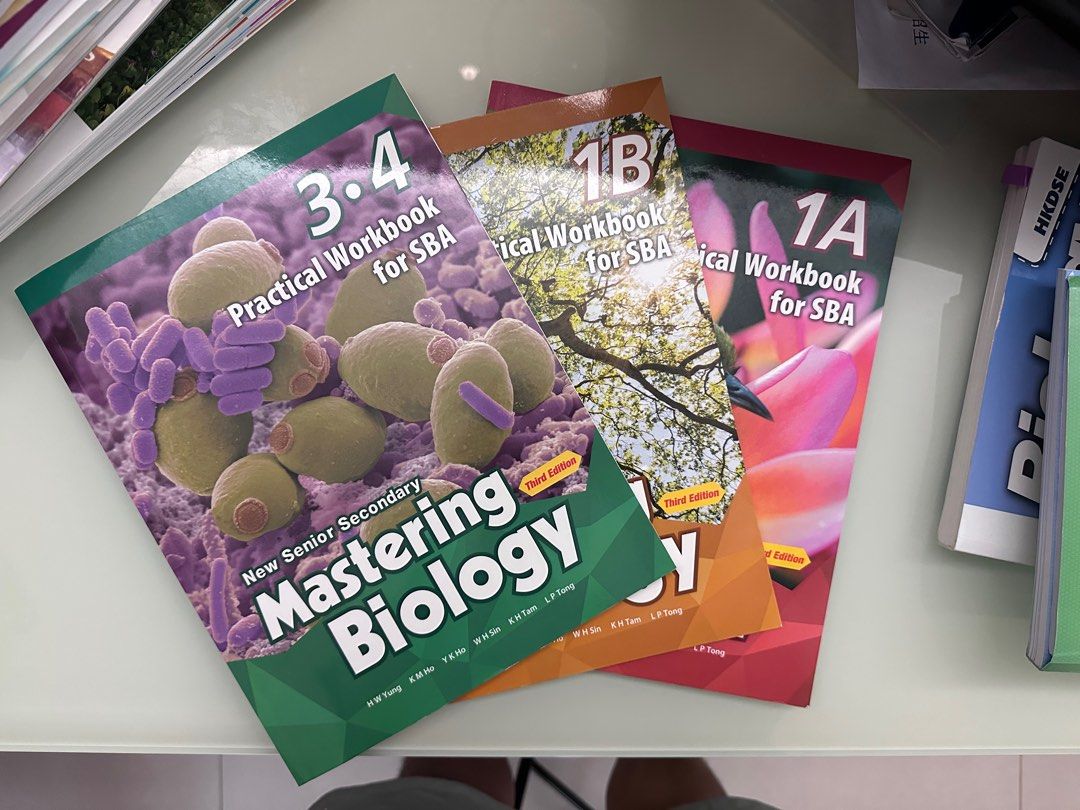 Mastering Biology workbook 1A 1B 3-4, 興趣及遊戲, 書本 & 文具, 教科書 - Carousell