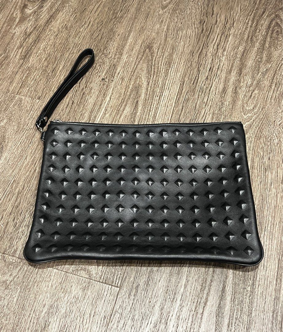MCM Studded Clutch Luxury Bags Wallets on Carousell