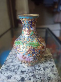 Mini metal vase