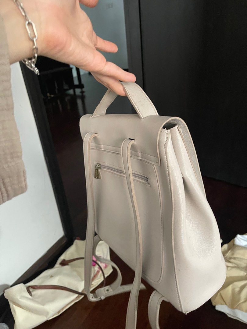 Miniso leather backpack sales