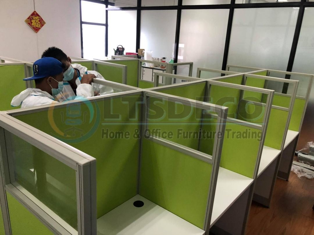 MODULAR PARTITION CUSTOMIZED OFFICE FURNITURE AND PARTITION, Furniture ...