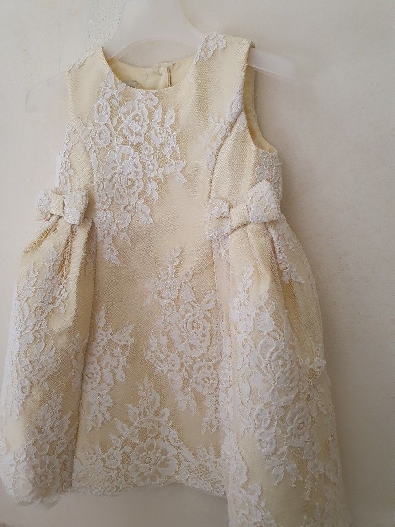 Monsoon yellow sales lace dress