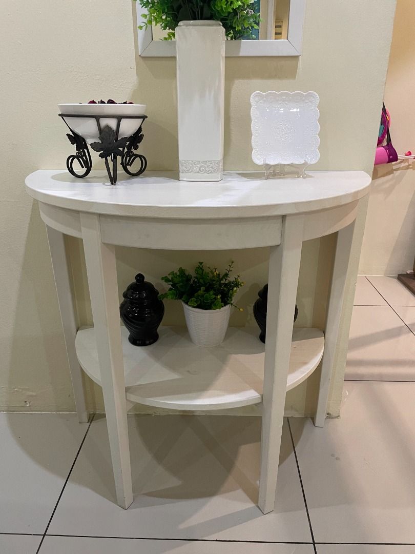 Half moon table ikea hot sale