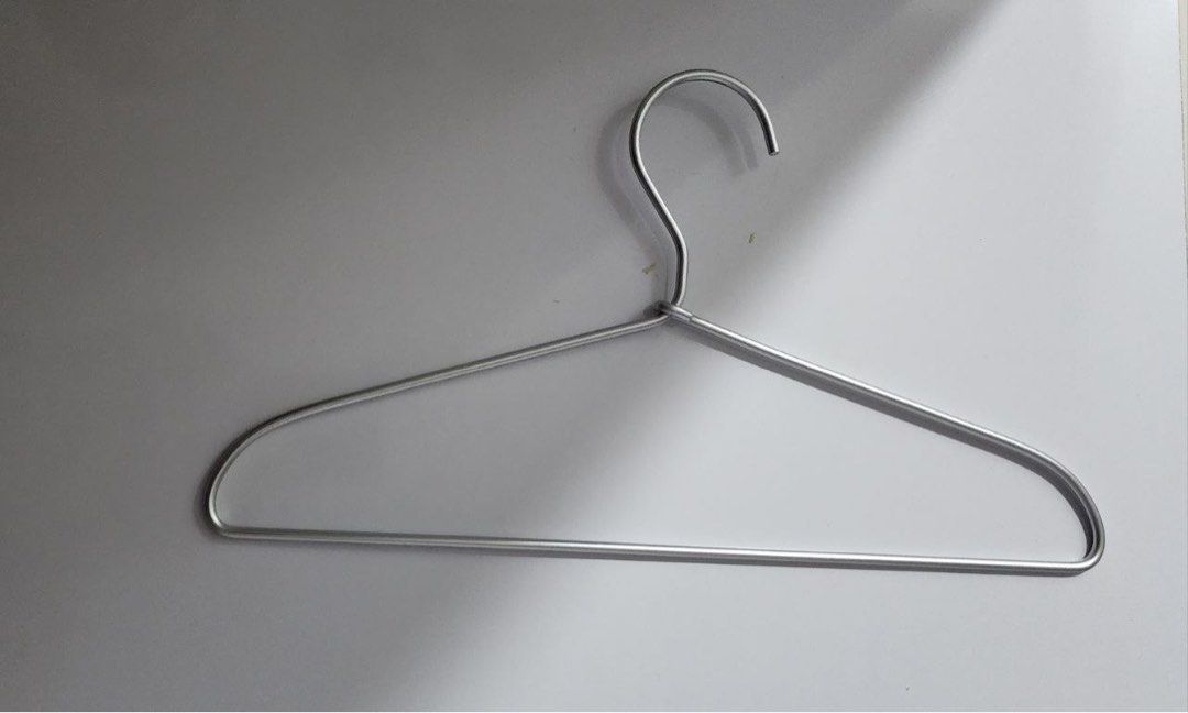 Muji Aluminium Clothes Hanger Small Size Furniture Home Living Home Improvement Organisation Hooks Hangers on Carousell