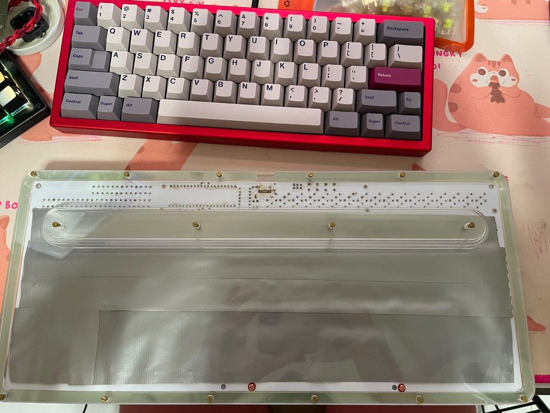 Mysterium tkl mechanical keyboard akko cs ocean blue with pe foam and