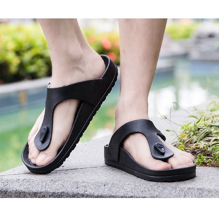 NEEDBO Men Rubber EVA Flip Flops Non Slip Slippers Comfort Beach