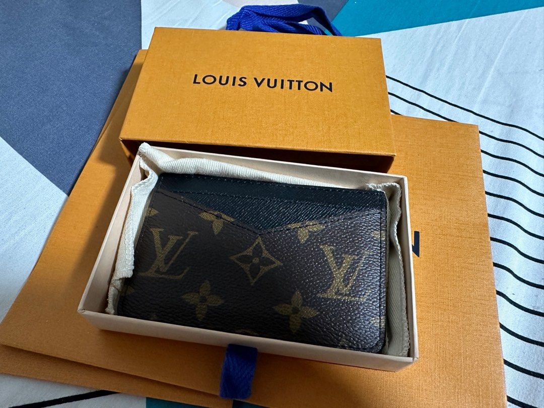 Louis Vuitton Monogram Macassar Neo Porte Cartes w/ Tags