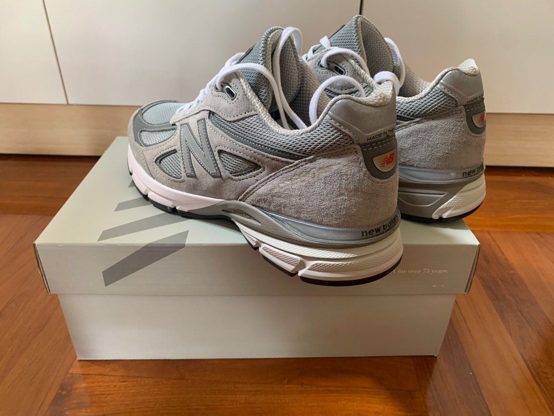 New Balance U990 gr4 Grey (990V4) - US9, 男裝, 鞋, 波鞋- Carousell