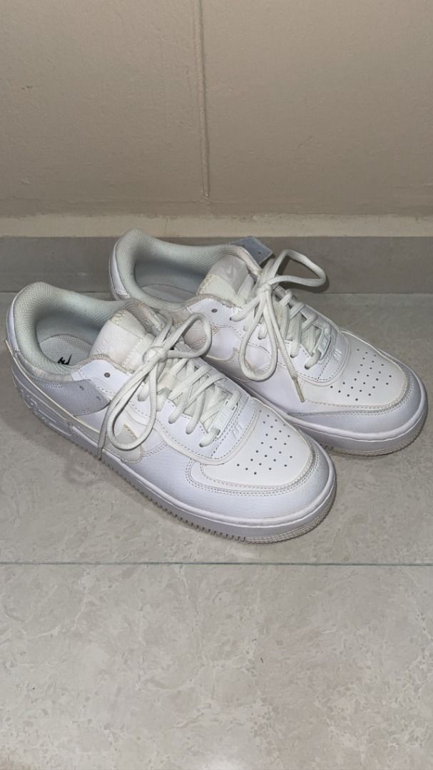 Nike air force shop 1 white trainers