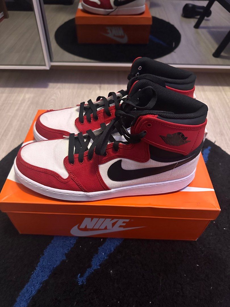 Nike air jordan 1 ko chicago us 12, 男裝, 鞋, 波鞋- Carousell