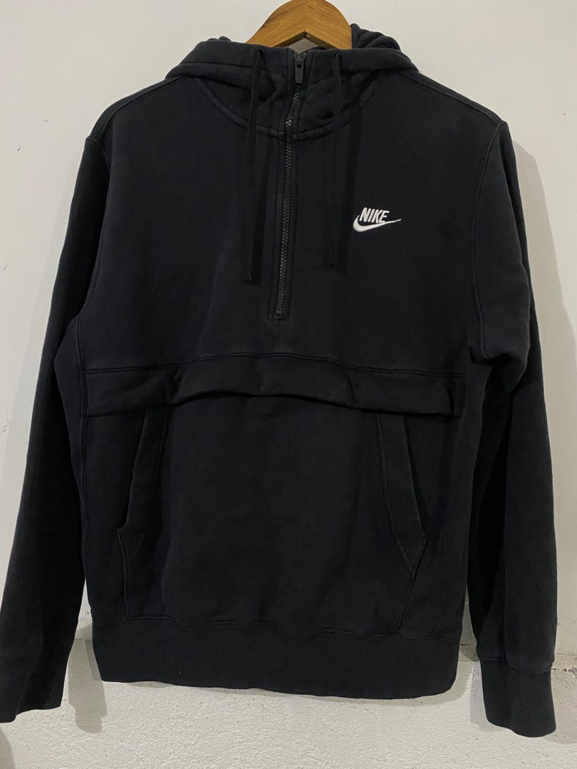 NIKE club half zip Hoodie w out fabric label 21x26