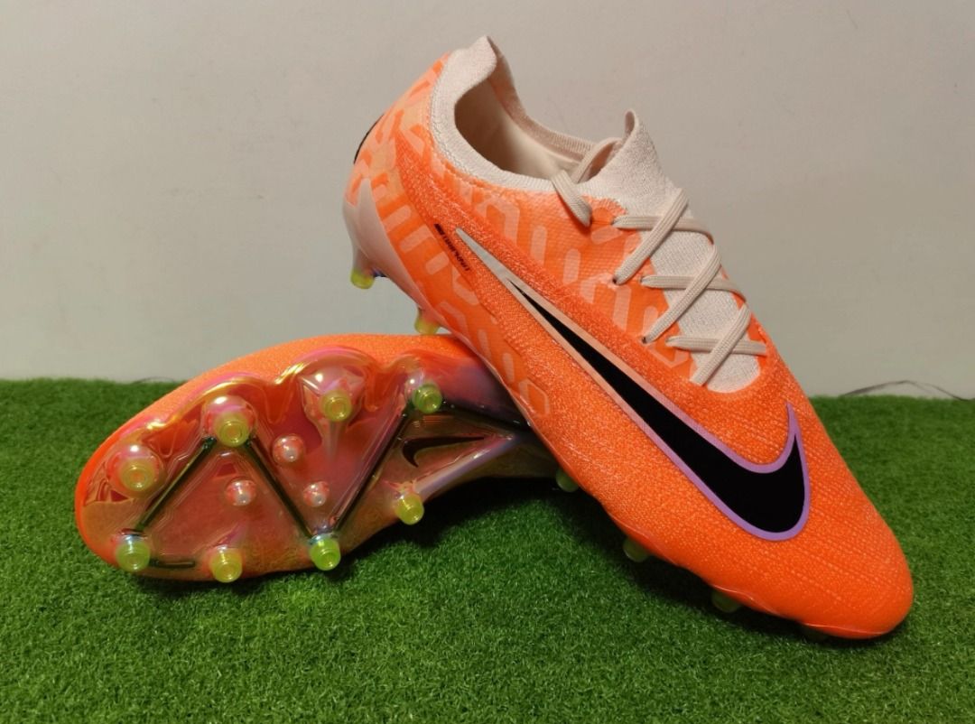 Nike Phantom Gx AG Pro 舒適百搭減震防滑耐磨足球鞋男款橙色, 男裝
