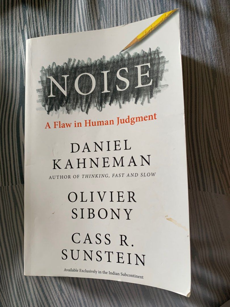 Noise by Daniel Kahneman, Hobbies & Toys, Books & Magazines, Fiction