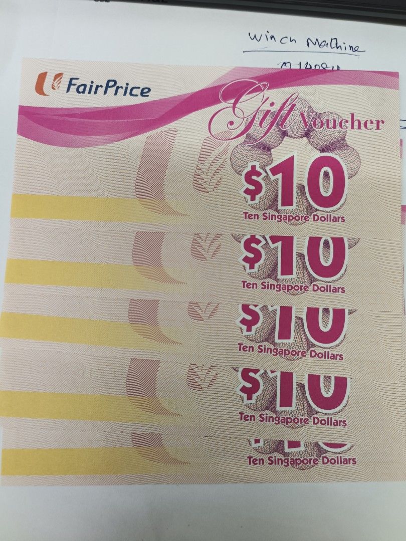 NTUC voucher, Tickets & Vouchers, Vouchers on Carousell