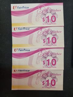 NTUC Vouchers $40 Going @ $32