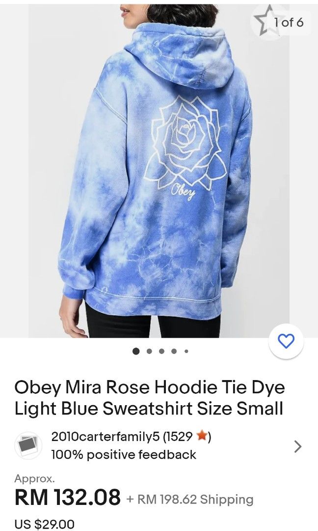 Rose obey hoodie outlet