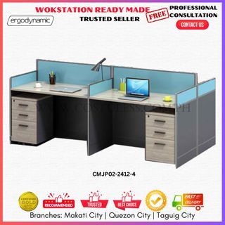 OFFICE WORKSTATION! Cubicles, Modular Partitions, Office Desk, Computer Desk, Customized Table, Computer Table, Office Furniture