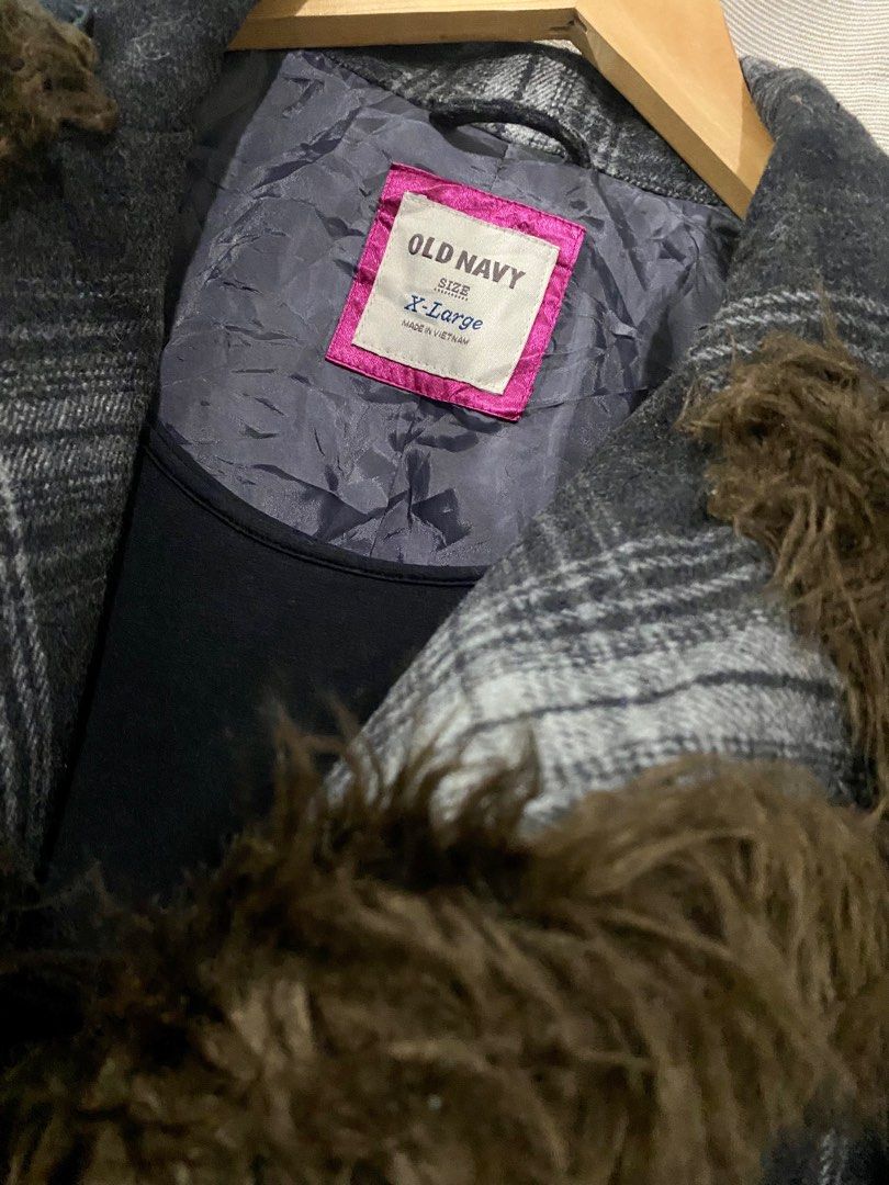 Old Navy Wool Coat, Women'S Fashion, Coats, Jackets And Outerwear On  Carousell