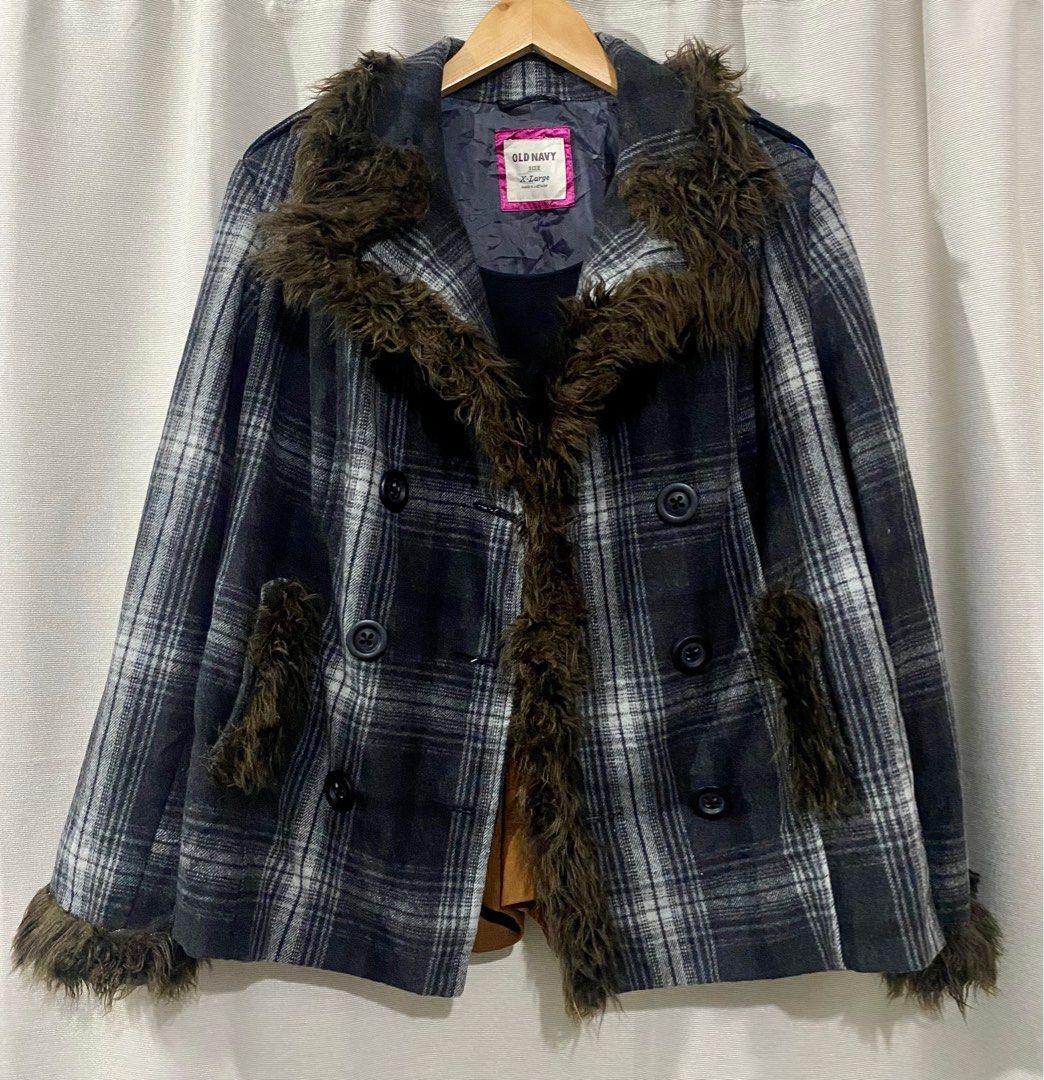 Old Navy Wool Coat, Women'S Fashion, Coats, Jackets And Outerwear On  Carousell