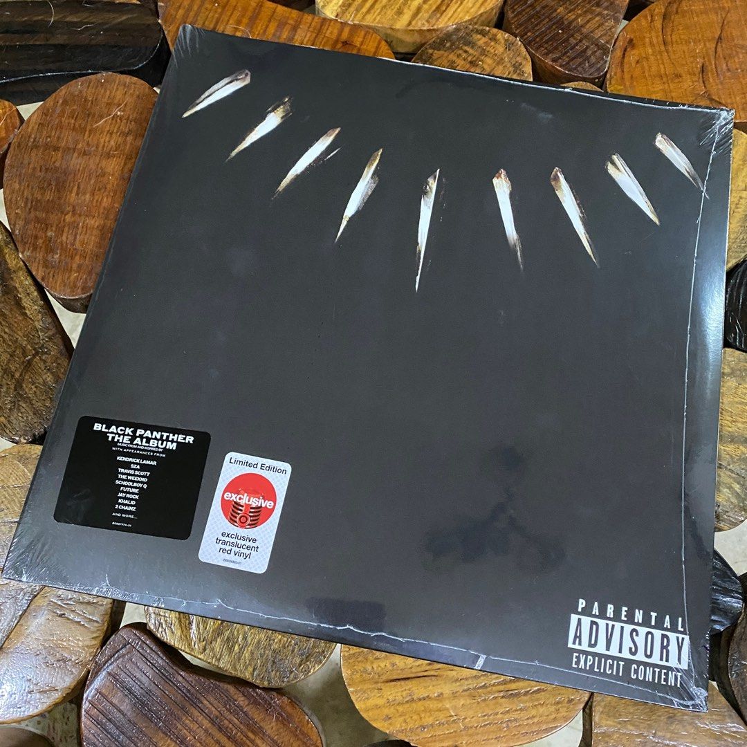 BLACK PANTHER - THE ALBUM [Kendrick Lamar/Exclusive Red LP] VINYL