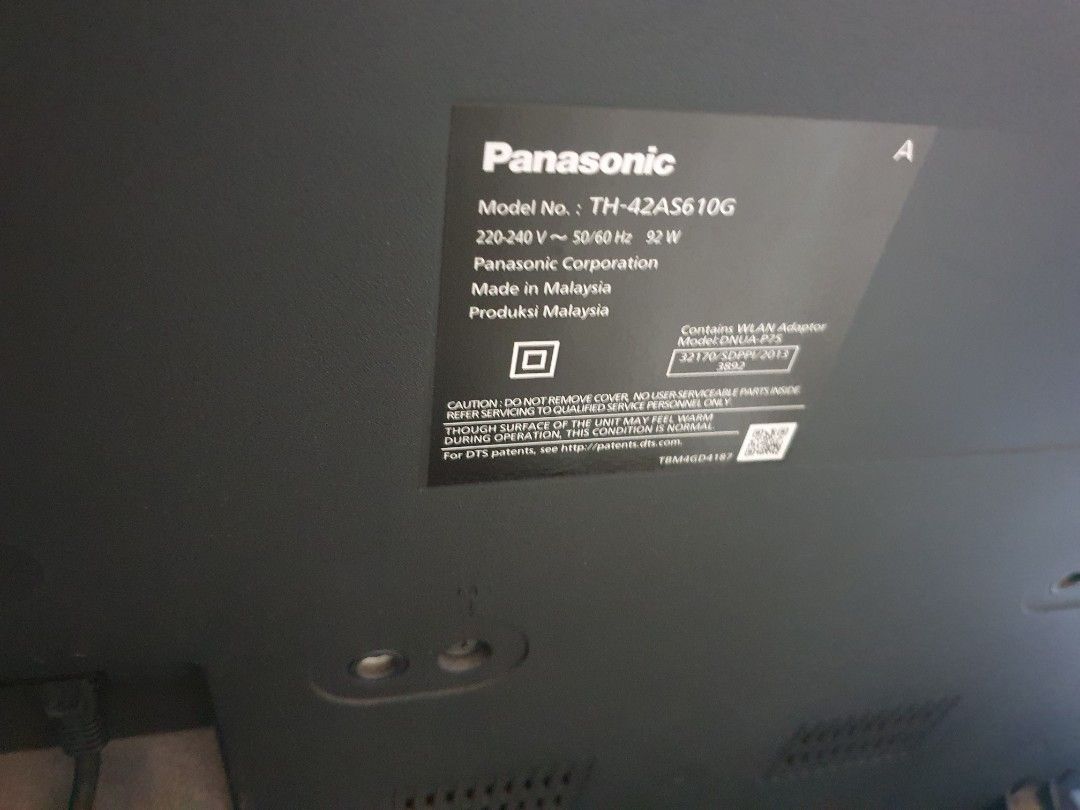Panasonic viera smart tv on Carousell