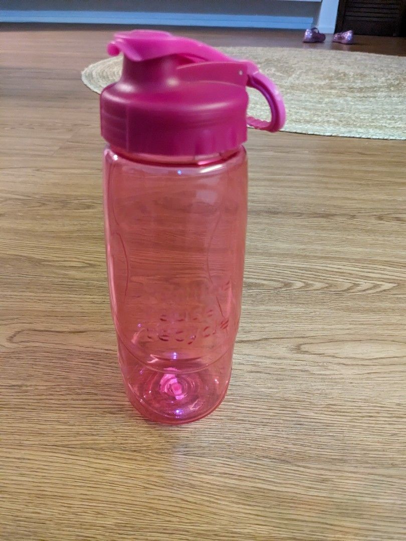 Pink Strawless Water Bottle