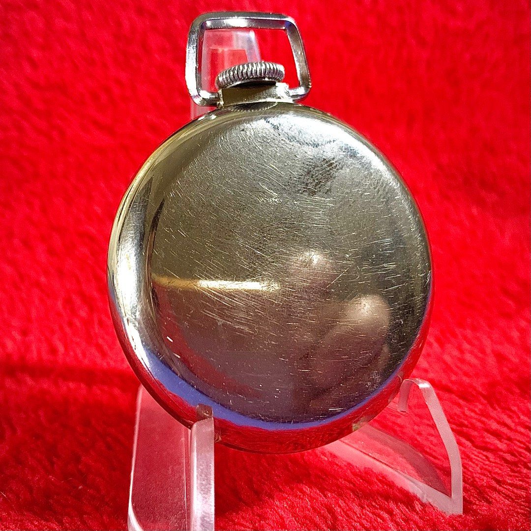 Pocket Watch Ingraham Sturdy Vintage 1950s 60s Dollar Watch