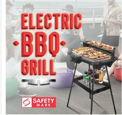 Electric bbq store grill machine