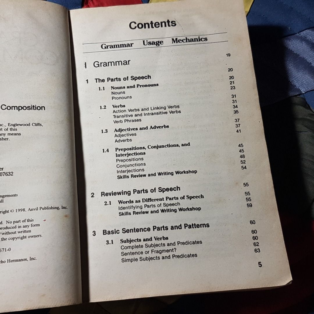 Prentice hall grammar and composition 3 on carousell