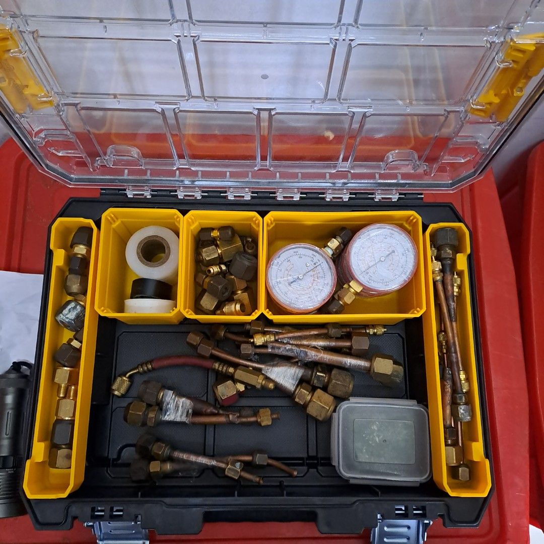 Pressure Test Aircon , 16/10/2023 updated, for gas leaking, TV & Home