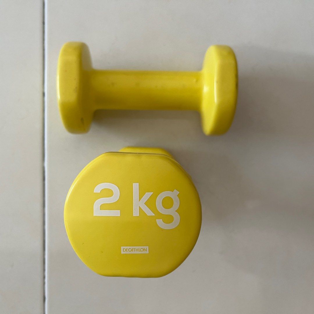 Decathlon dumbbells hotsell 2kg