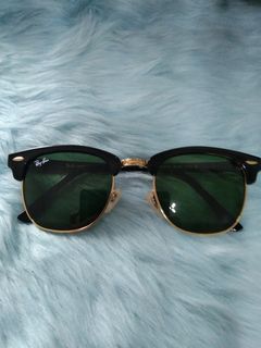 Rayban Gold Green Clubmaster 51mm
