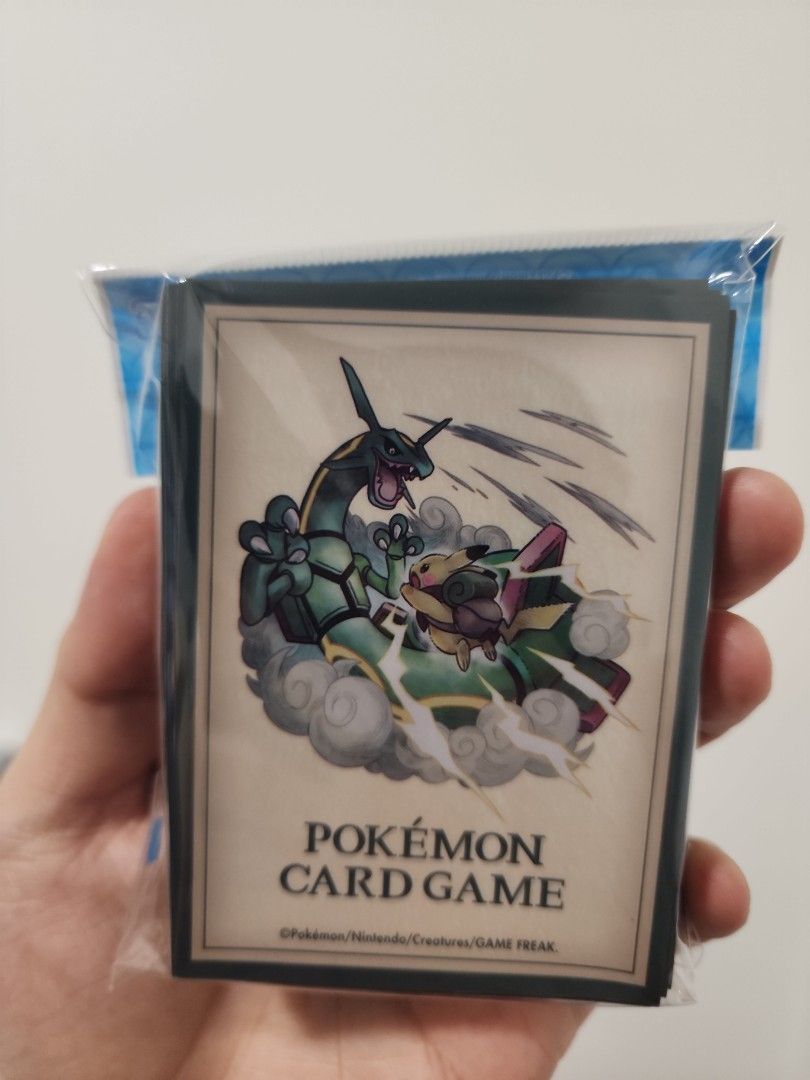 Rayquaza Pikachu Card Sleeves, Hobbies & Toys, Toys & Games on Carousell Rayquaza Pikachu Card Sleeves, Hobbies & Toys, Toys & Games on Carousell