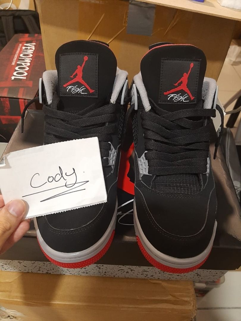 Fake jordan 4 top bred