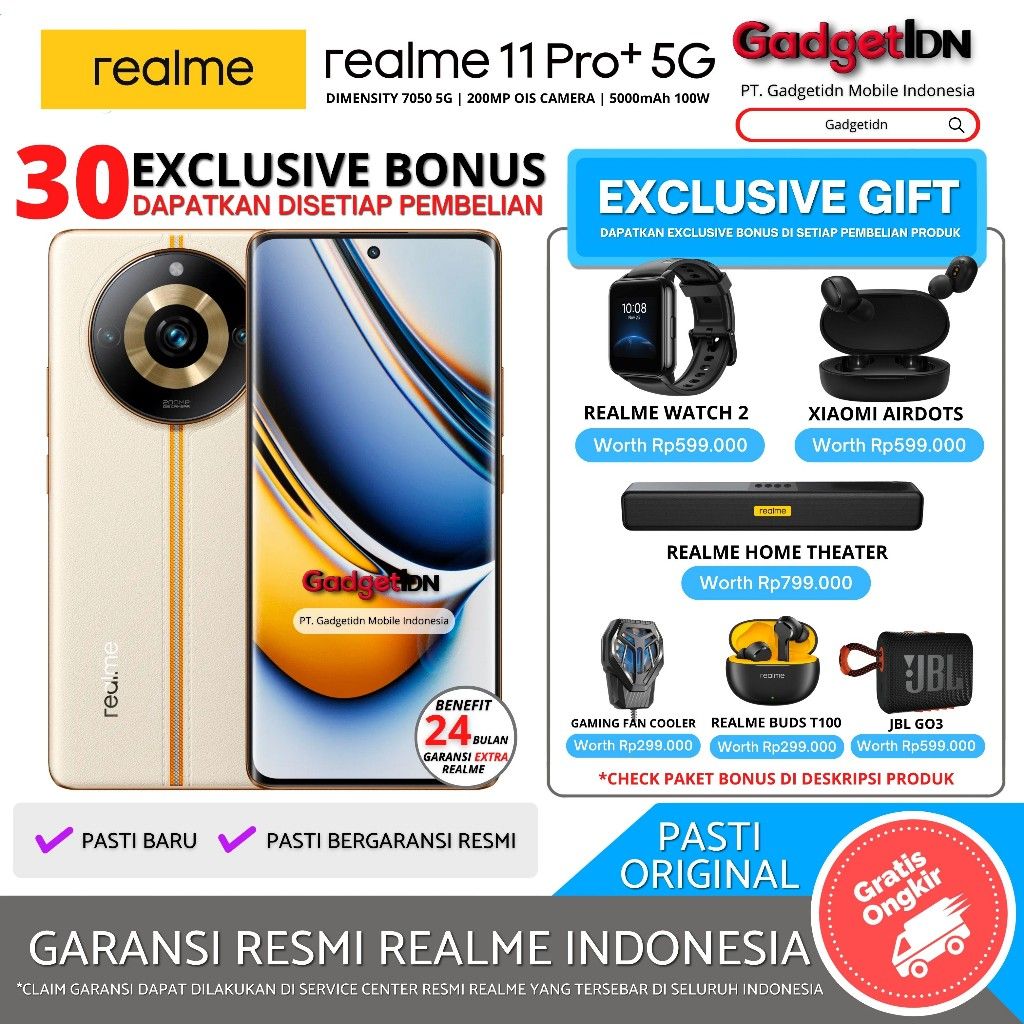 REALME 11 Pro+ 5G 12/512GB 8/256GB REALME 11 PRO + GARANSI RESMI REALME  INDONESIA, Telepon Seluler & Tablet, Ponsel Android, Lainnya di Carousell
