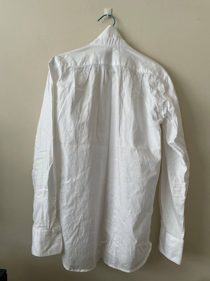Sacoor White Long Sleeve Shirt in Regular Fit, Men's Fashion, Tops ...