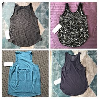 Sale: New Lululemon Do The Twist Tank/Stop At Nothing Tank/Back In Action/Sculpt Tank II