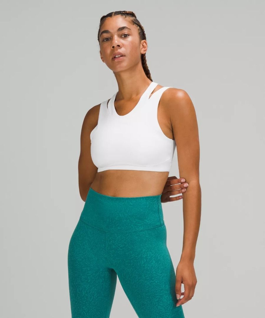 LULULEMON Ebb to Train Bra Medium Support, US Size 8 - Iron Blue - BNWT