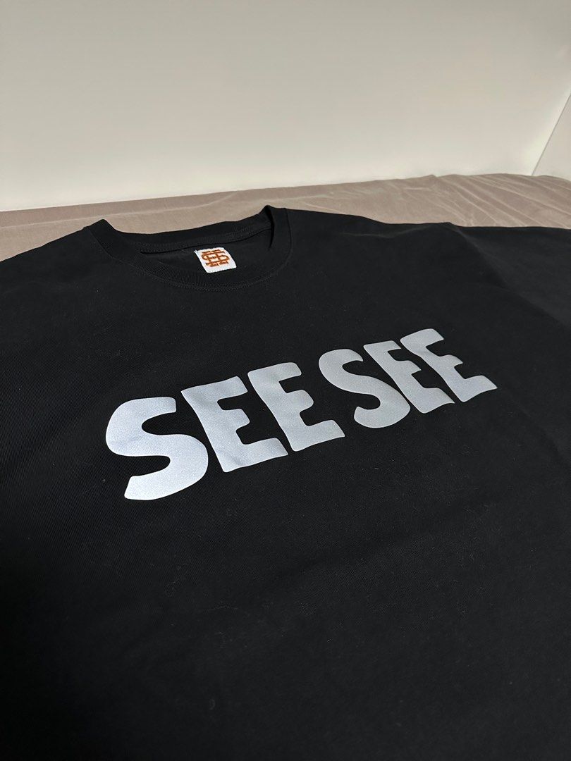 SEE SEE SFC seesee Super Big Logo font 3M Drawstring tee 反光 
