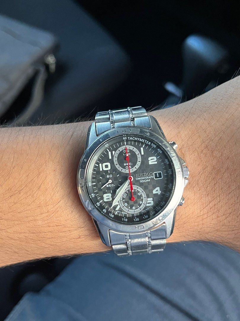 SEIKO Chronograph SND519 SND519P1 Men s Fashion Watches