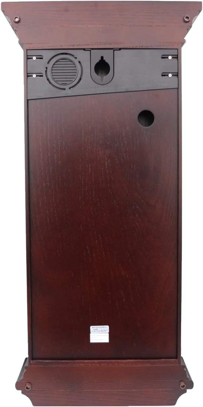 Seiko Mahogany Wall Clock with Pendulum and Chime, Furniture & Home