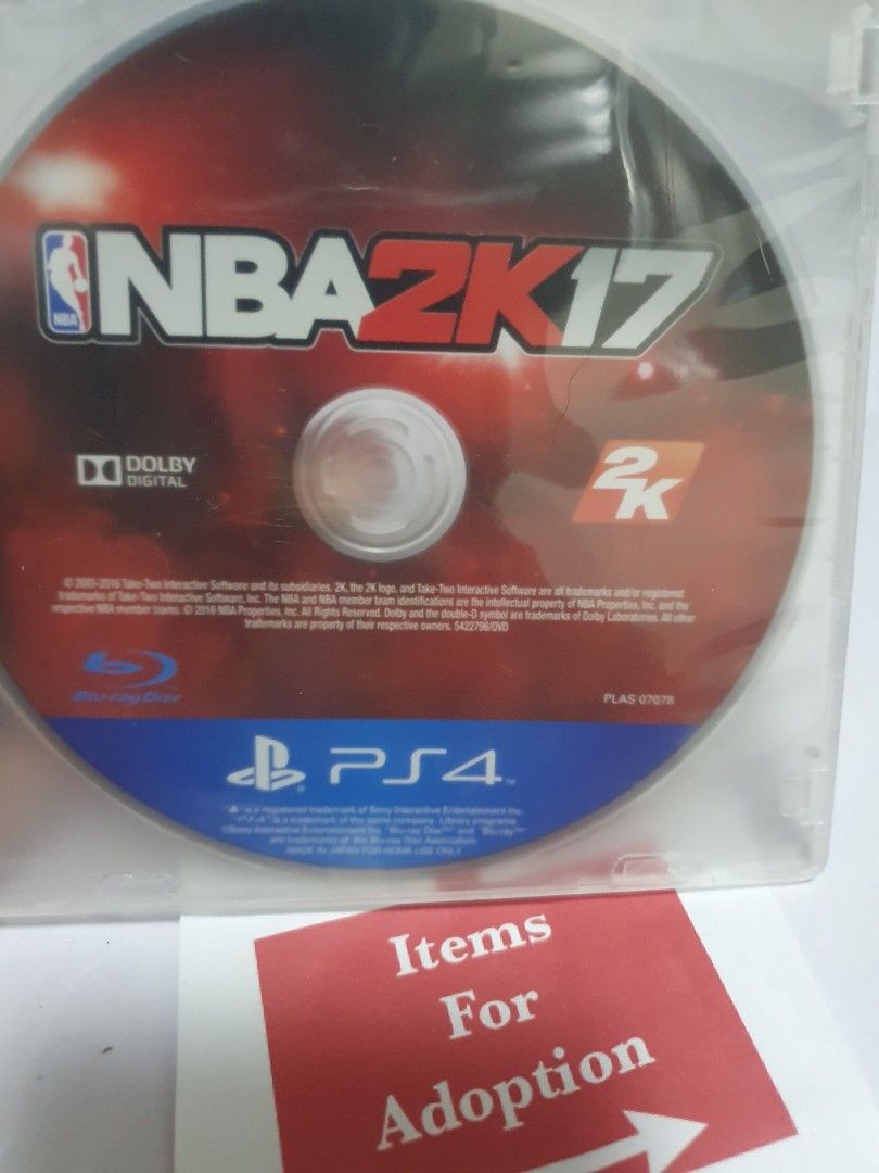 Selling NBA2k17 (In replacement case) Ps4 & PS5 (Category: PlayStation) located in Quezon City. Submitted by itemsforadoption (Listing ID 1246503442, Image 2). Description: Rfs: Its 2023! Happy New Year! Hoping you have a good year ahead of you! If you have questions feel free to send a message. Though I'll most likely be able to reply from 10am to 8pm. Please be patient and understanding. Decluttering games and items that I've picked up or for f