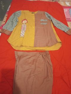 Setelan celana julida batik